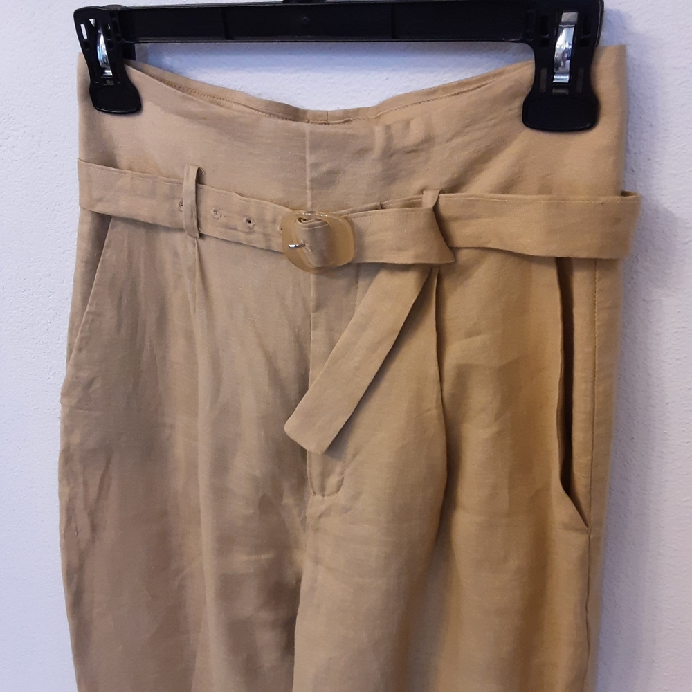 Mango 100% Linen Trousers - Picture 5 of 6